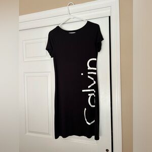 Calvin Klein black tee shirt dress!